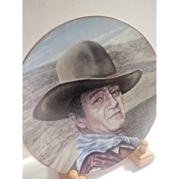 American Legend Collector Plate John Wayne by Kel Reid 8 1/2" - Picture 3 of 8
